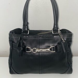 COACH - VTG SHOULDER LEATHER BAG - F08A70